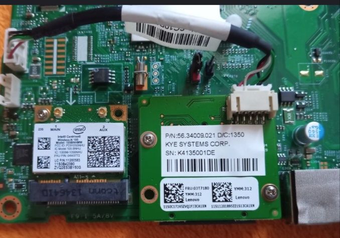 Плата від моноблоку