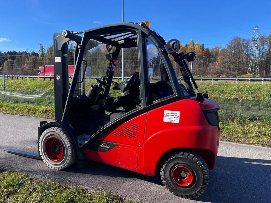 Wózek Widłowy Linde H35T-02 Evo 2017 Rok Duplex Wolny Skok Nowe Opony