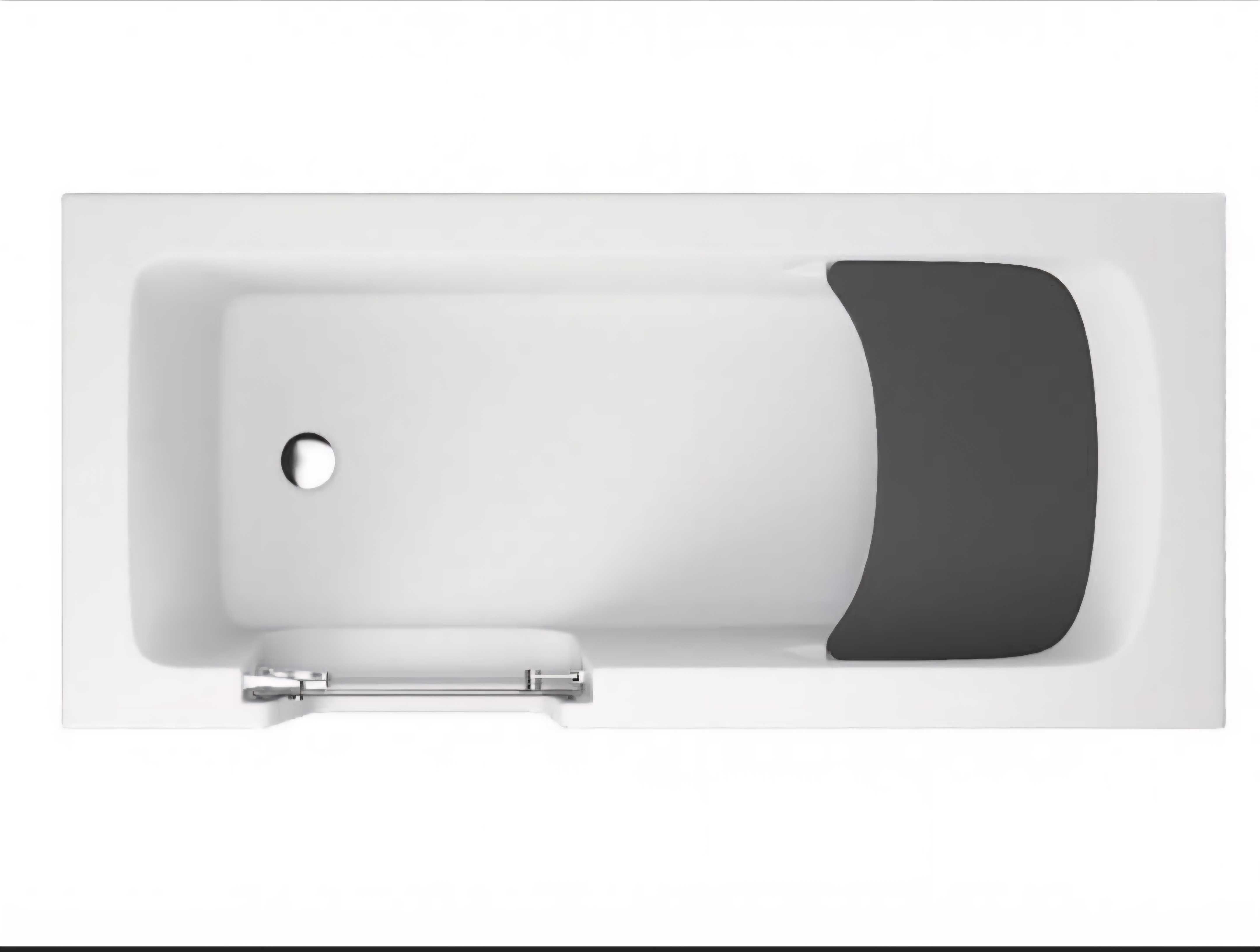 Wanna z drzwiami dla seniora VOVO 170 x 75 cm POLIMAT