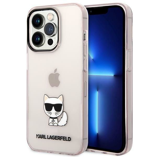 Karl Lagerfeld Etui iPhone 14 Pro Max Choupette Body, Różowy