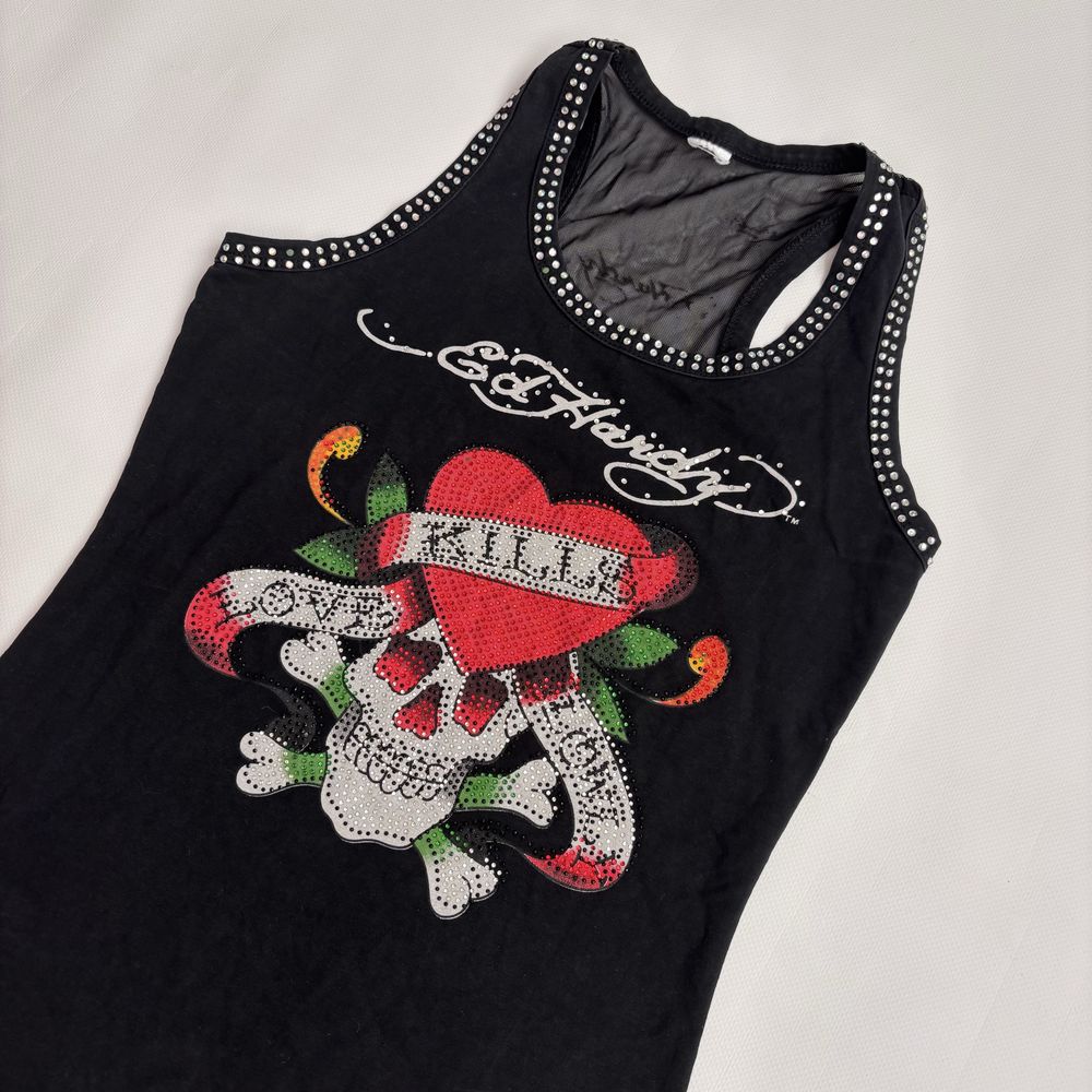 жіночі майки ed hardy 2000’s y2k style