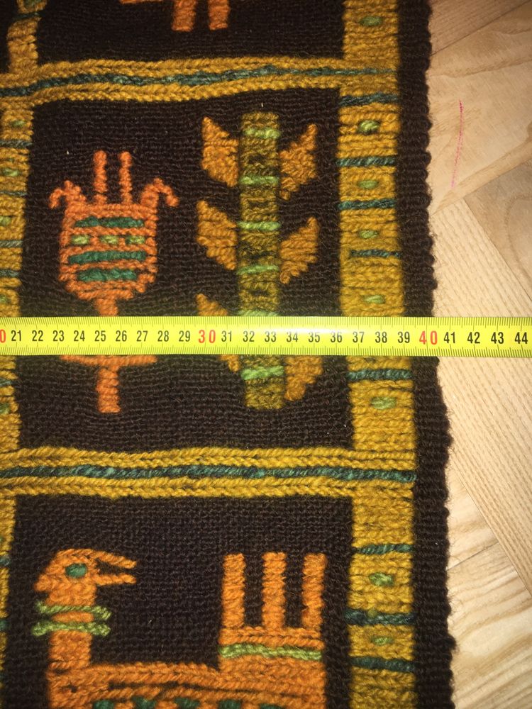 Cepelia kilim Zakopane PRL tatry vintage sumak Ptaki kwiaty rekodzielo