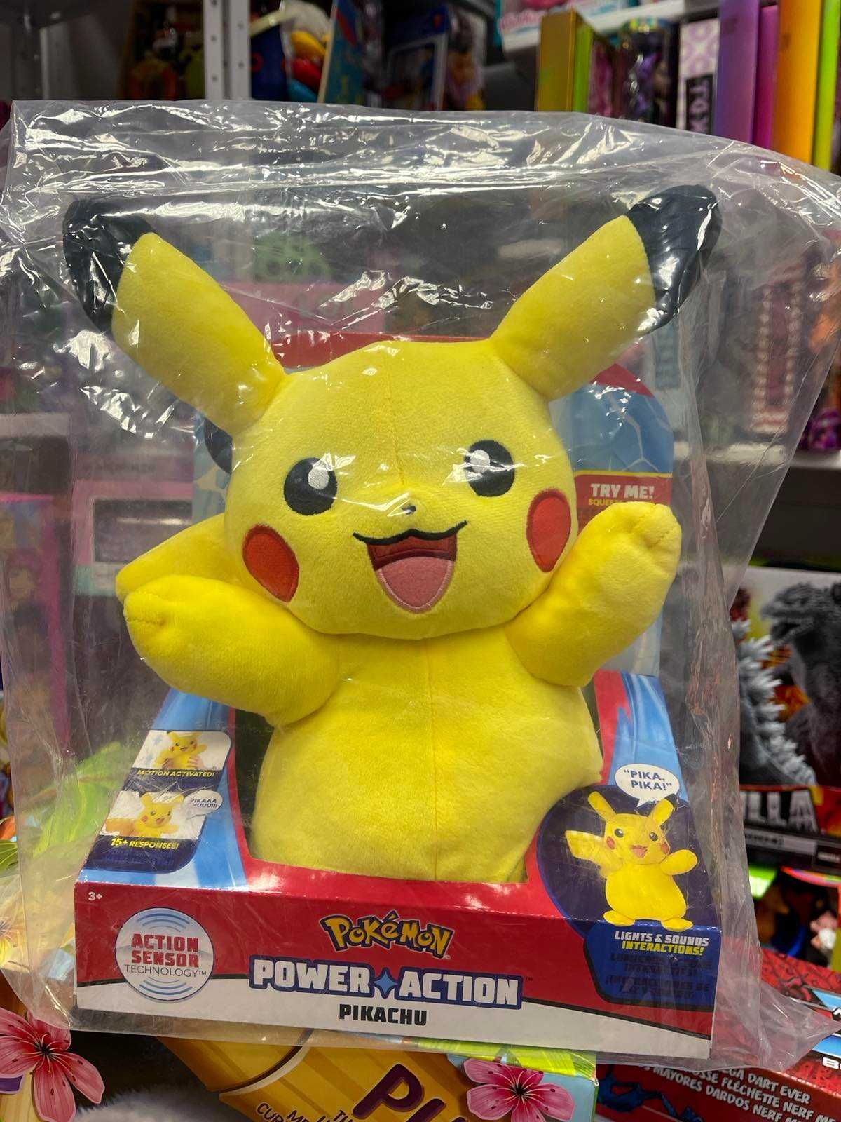 Інтерактивна м'яка іграшка Pokemon - Пікачу Пикачу покемон 25 см