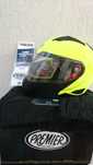 Premier Delta Fluo S kask flip-up blenda