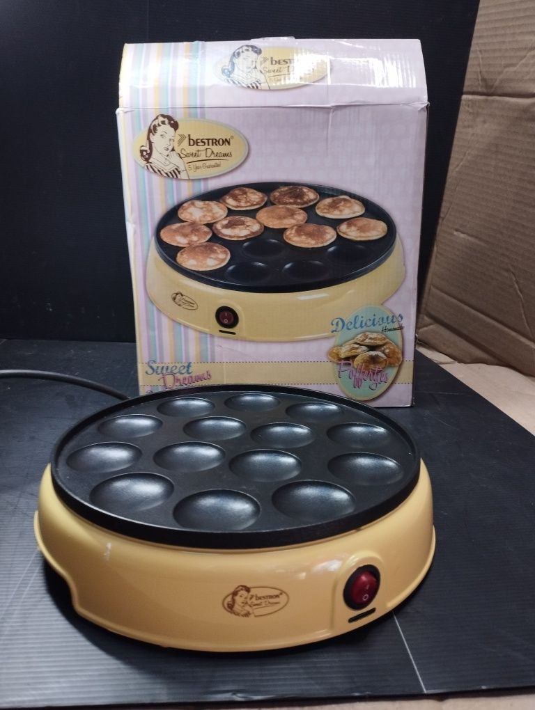 Bestron Poffertjes urządzenie w stylu retro