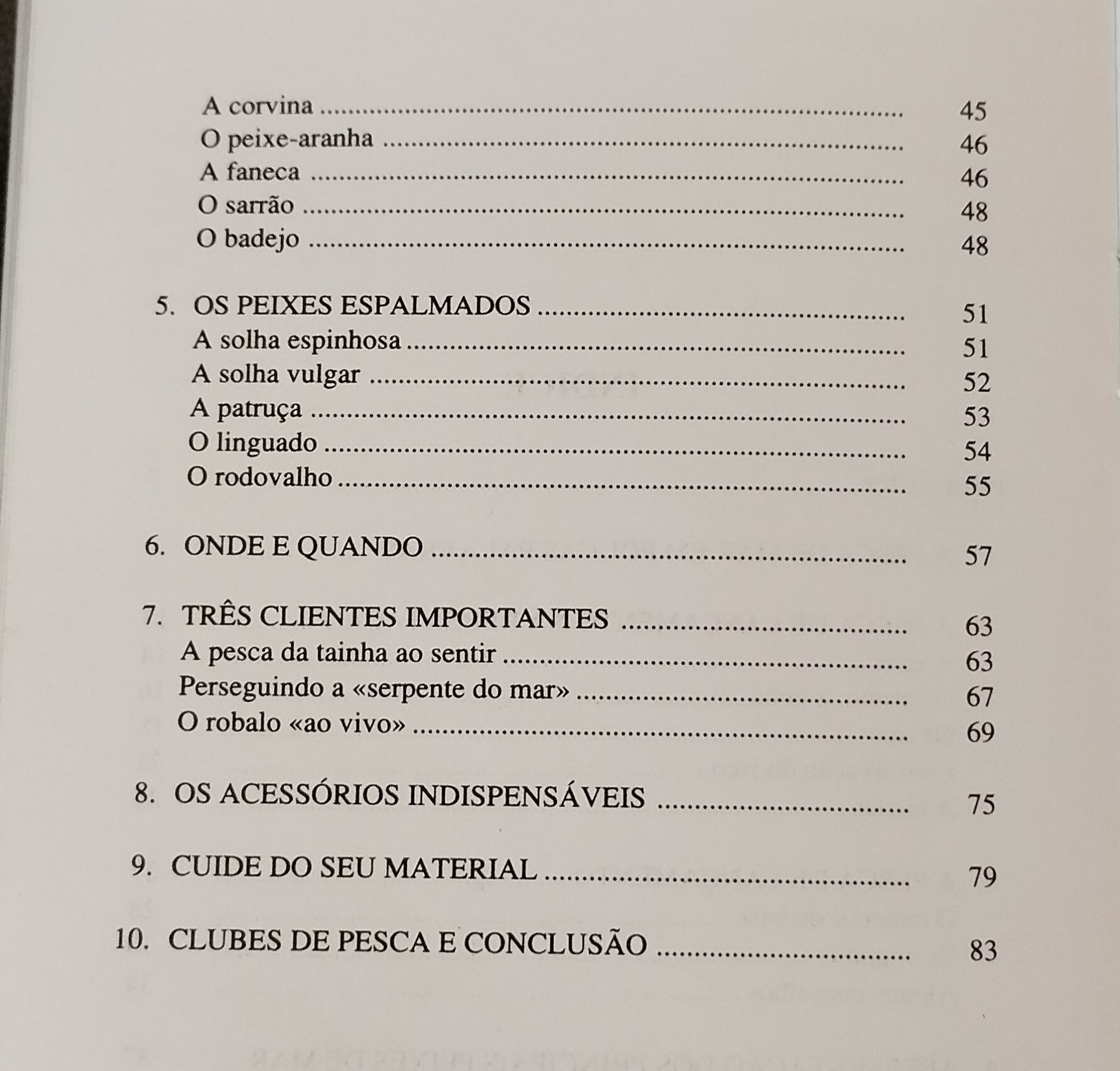 Livro A Pesca à Beira-Mar