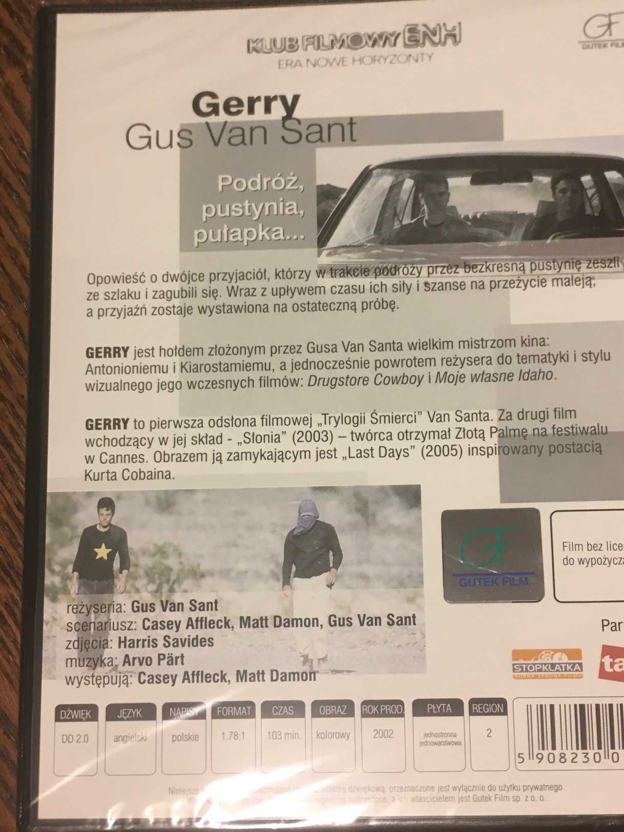 Gerry, reż Gus Van Sant, DVD