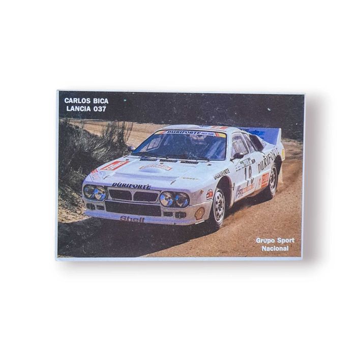 Calendário Bolso “Ralis 86” – Carlos Bica / Lancia 037 (Impala, 1986)