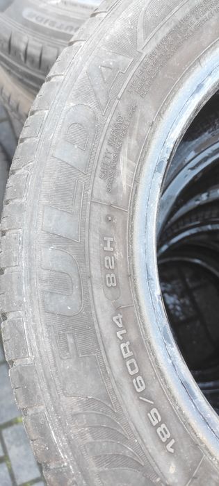 22 Opony Letnie FULDA 185/60/14 Bardzo Ładne