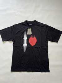футболка Balenciaga I love you heart  vetements rick owens raf simons