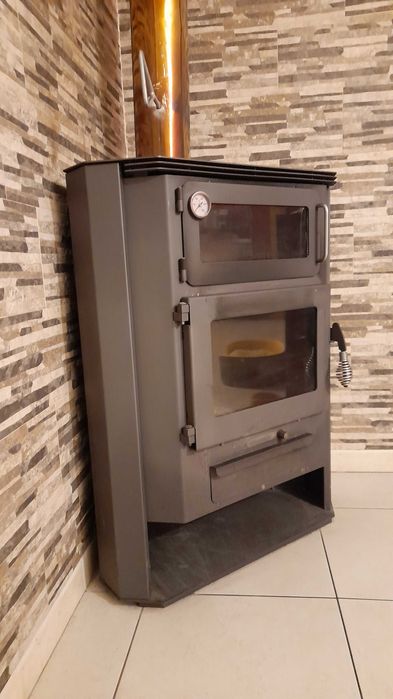 Salamandra a lenha c/ forno