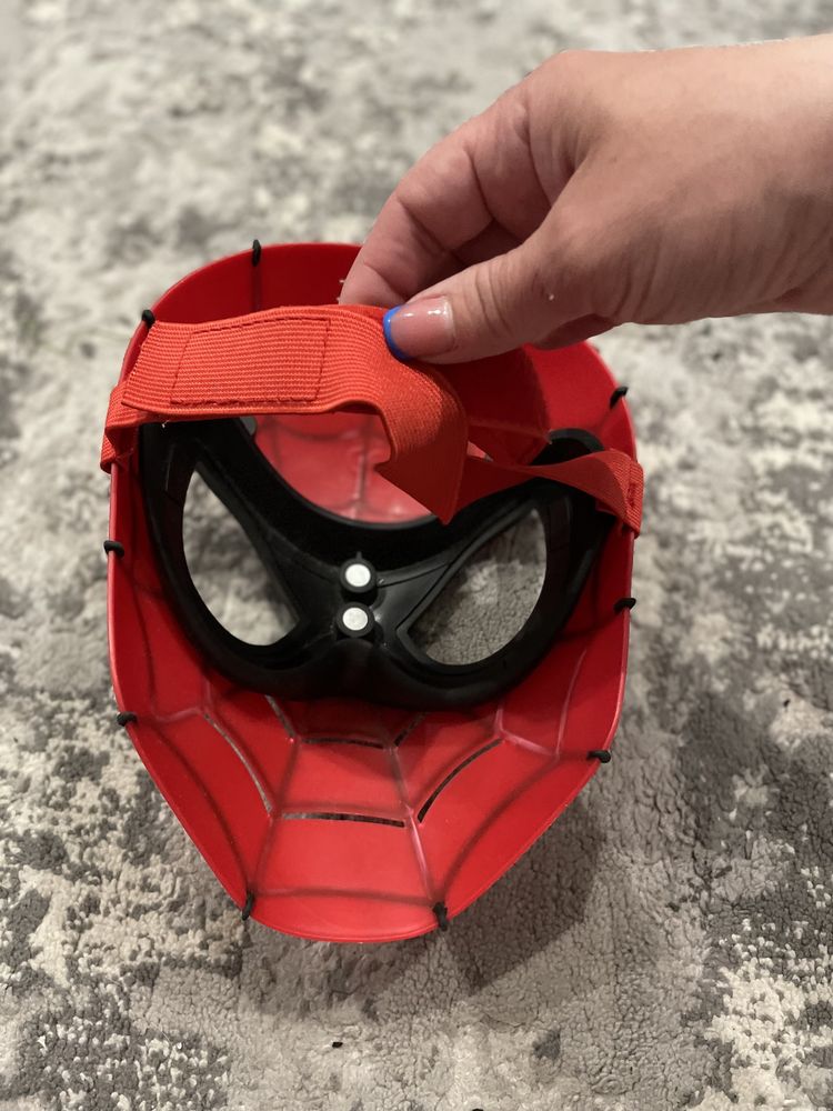 Маска человек паук супер герои  Marvel spider-man детская