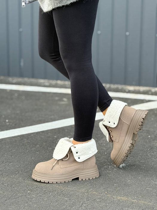 Жіночі зимові черевики з натуральної замші (р.36-40)