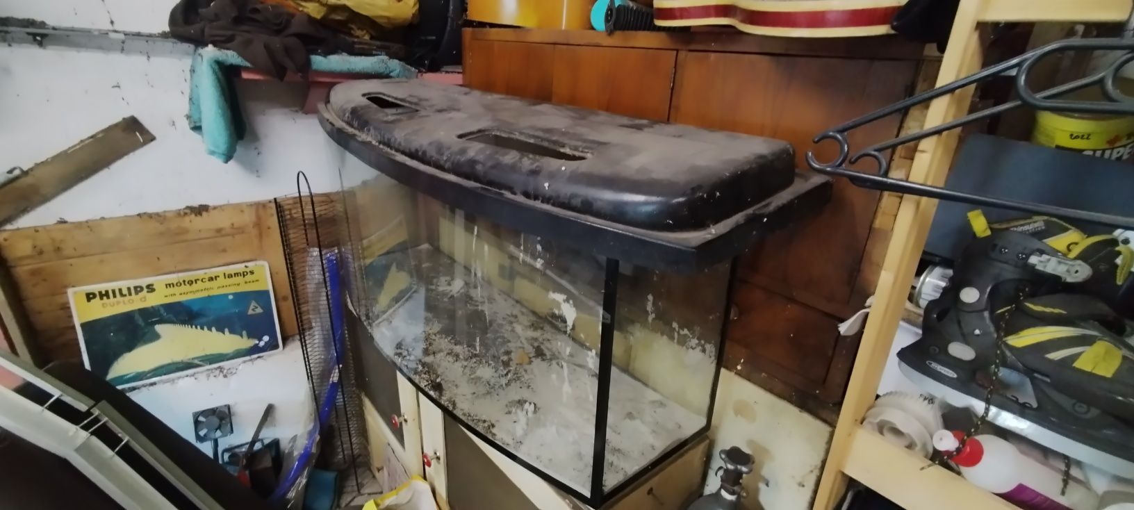 Akwarium 240 l + dwie pokrywy opti