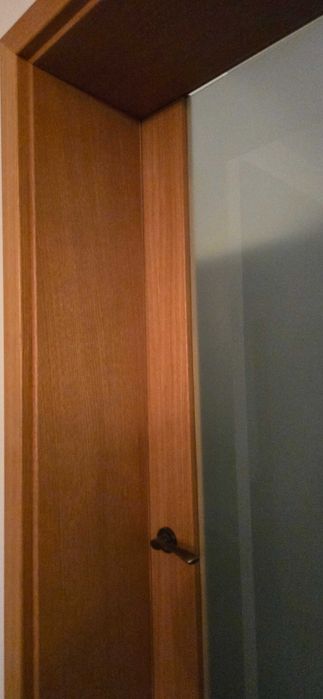 Drzwi szklane 80 lewe komplet