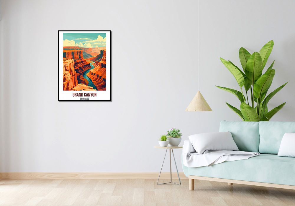 Plakat 60x80cm Grand Canyon, Colorado