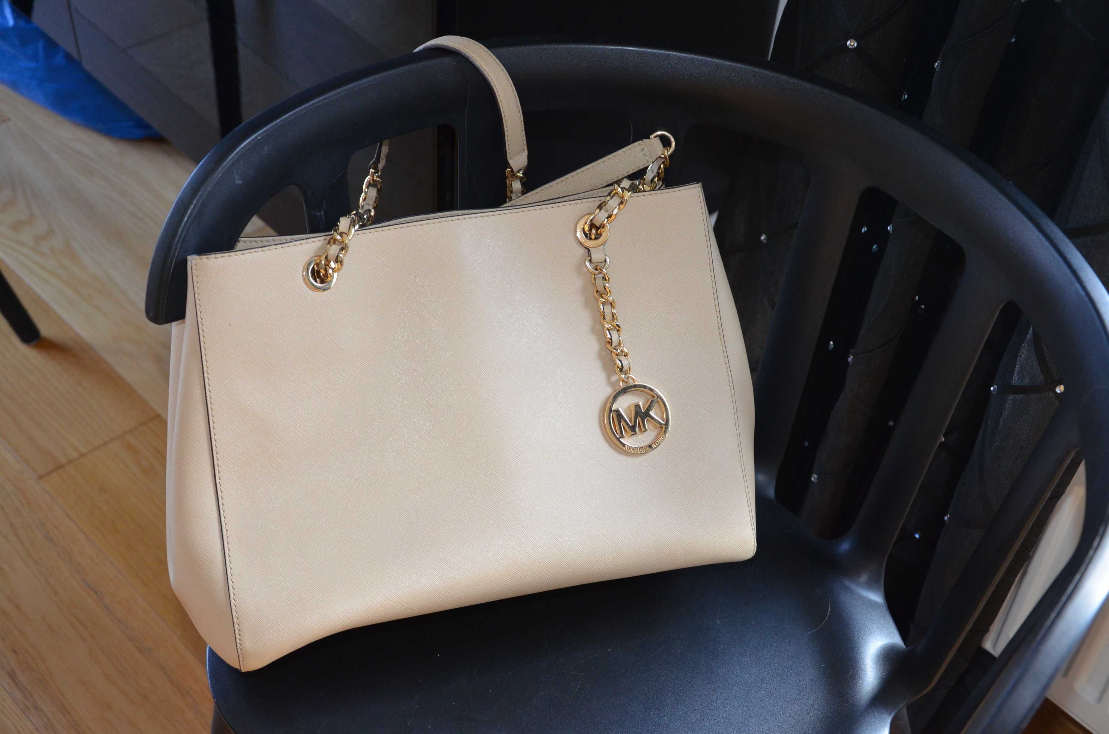 duża torebka Michael Kors beż