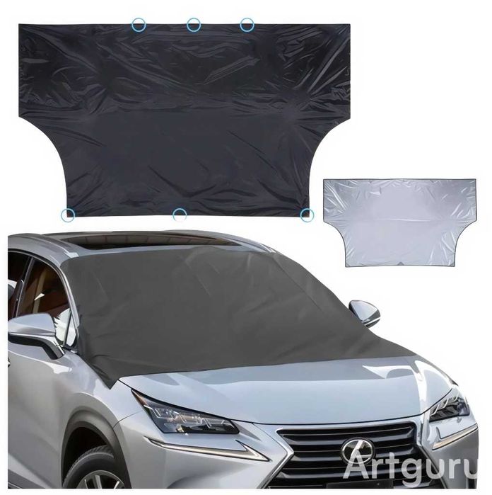 MATA NA SZYBĘ XXL – Antyszronowa Ochrona Twojego Samochodu na Zimę