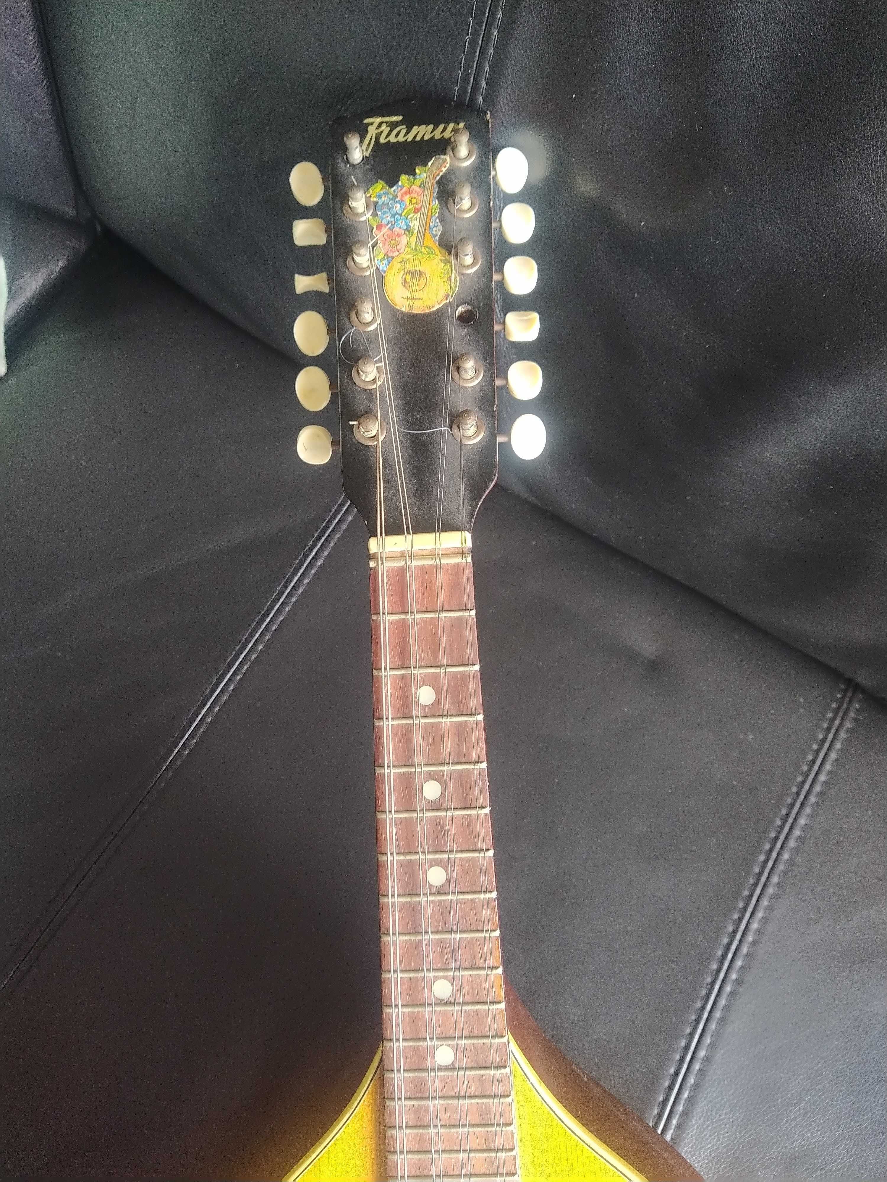 Bandolim vintage Framus (Alemanha) em madeira nobre