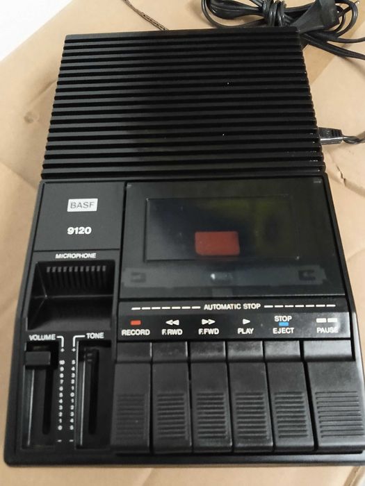 Leitor/Gravador de Cassetes BASF - Vintage
