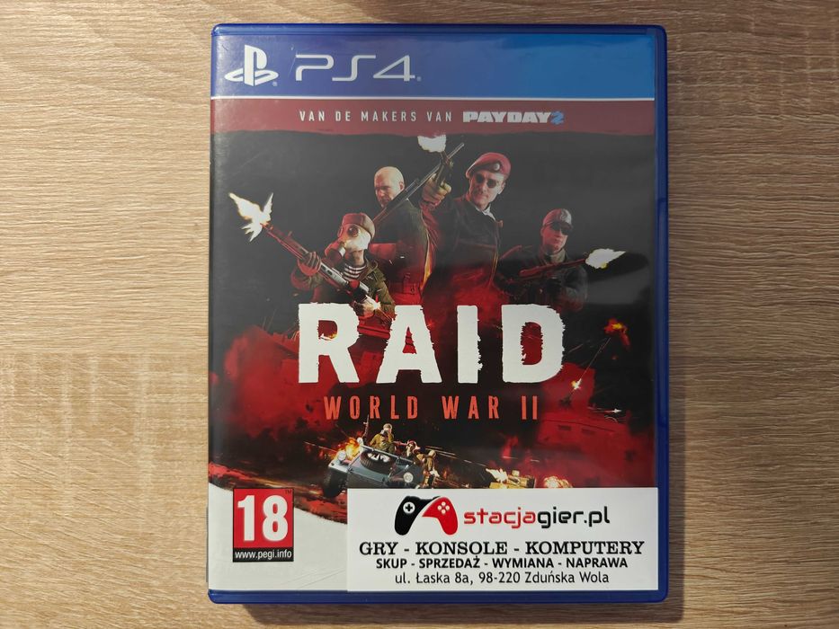 RAID World War II 2 PS4 Playstation 4
