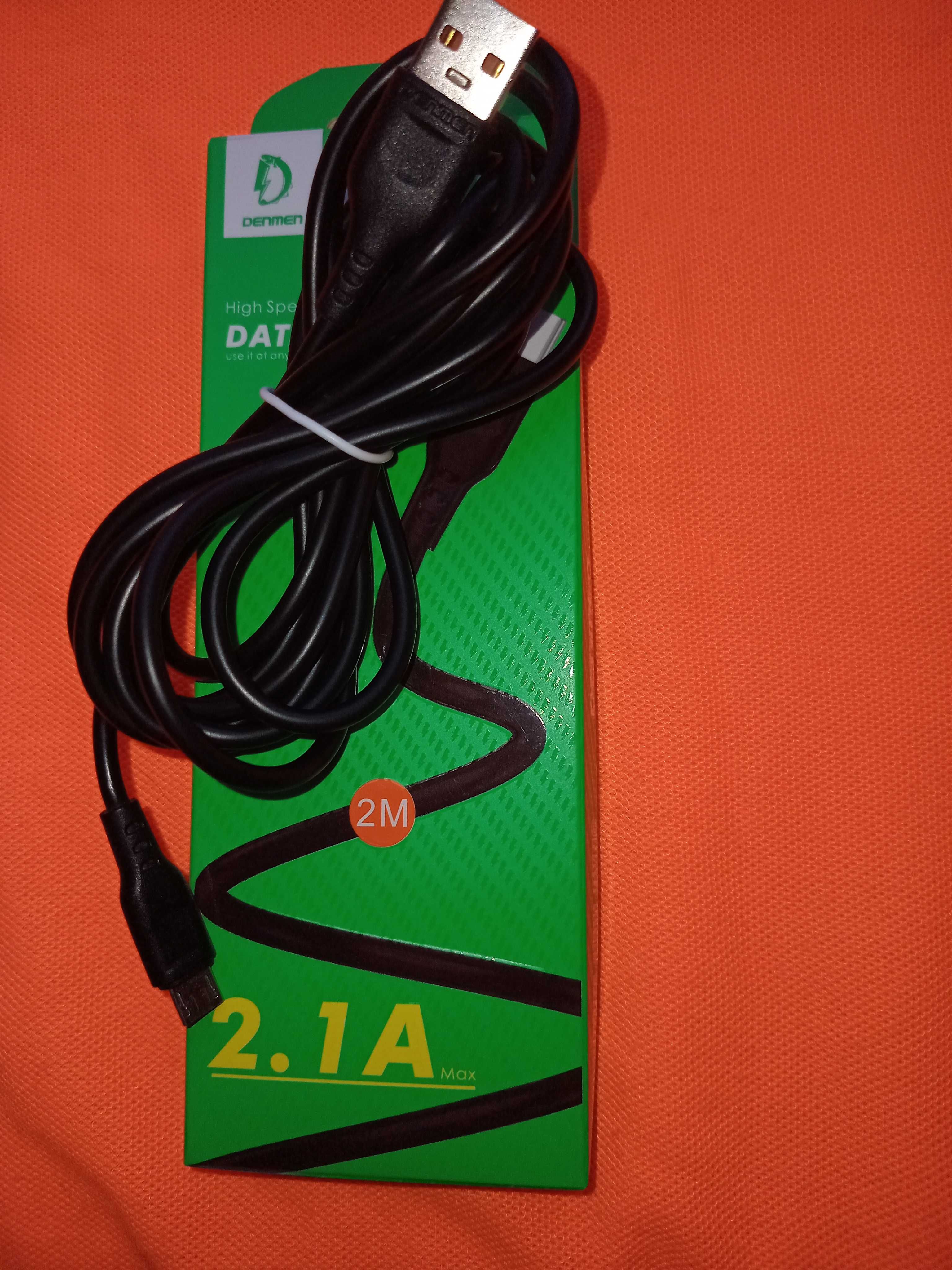 Кабель micro USB 2 метри! Denmen D21T НОВИЙ / зарядка смартфона