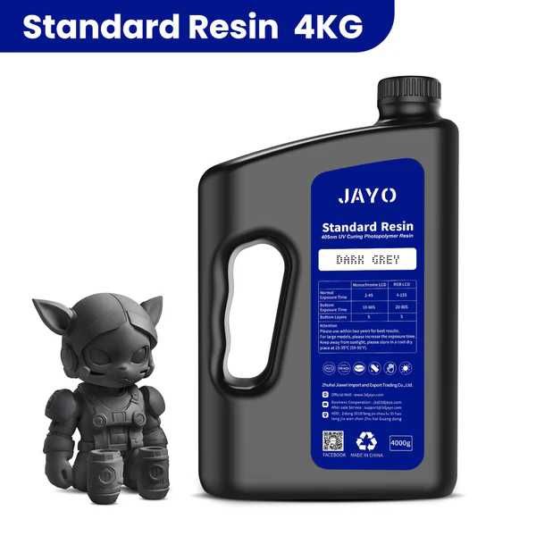 4кг JAYO standart resin dark resin фотополімерна смола