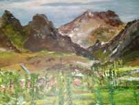 Pintura mm 966 54x43 cm assinado mm
