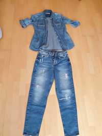 Джинсы бойфренды джинсовая одежда Mavi комплект для подростка XS-S