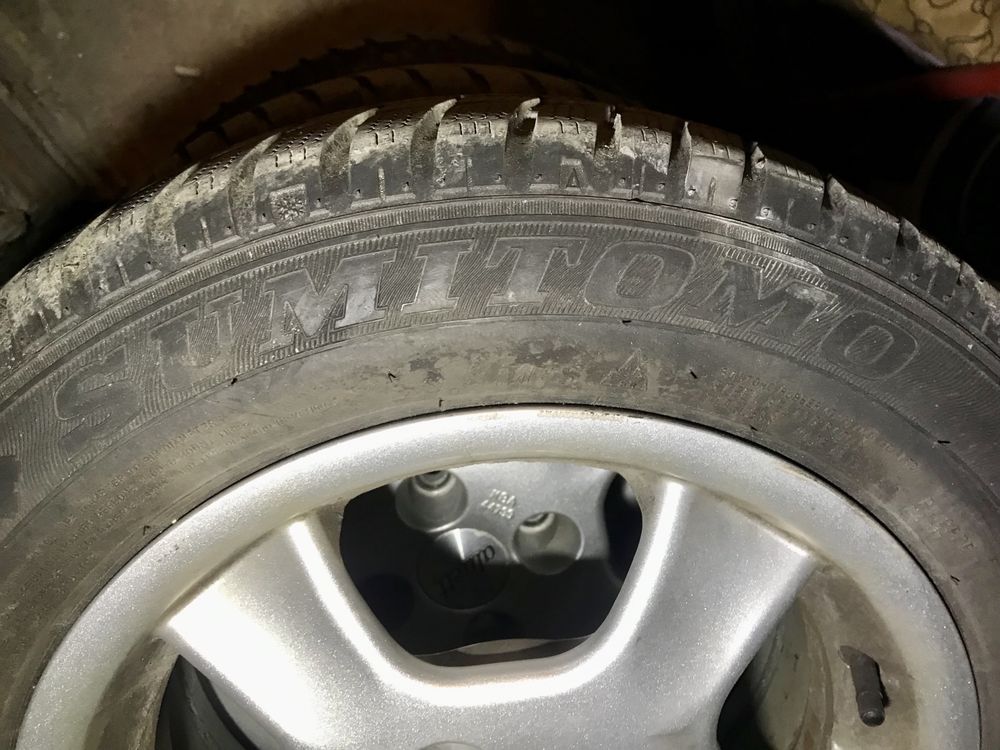 Koła komplet. Prawie nowe opony + alufelgi 185/60 R14 82T