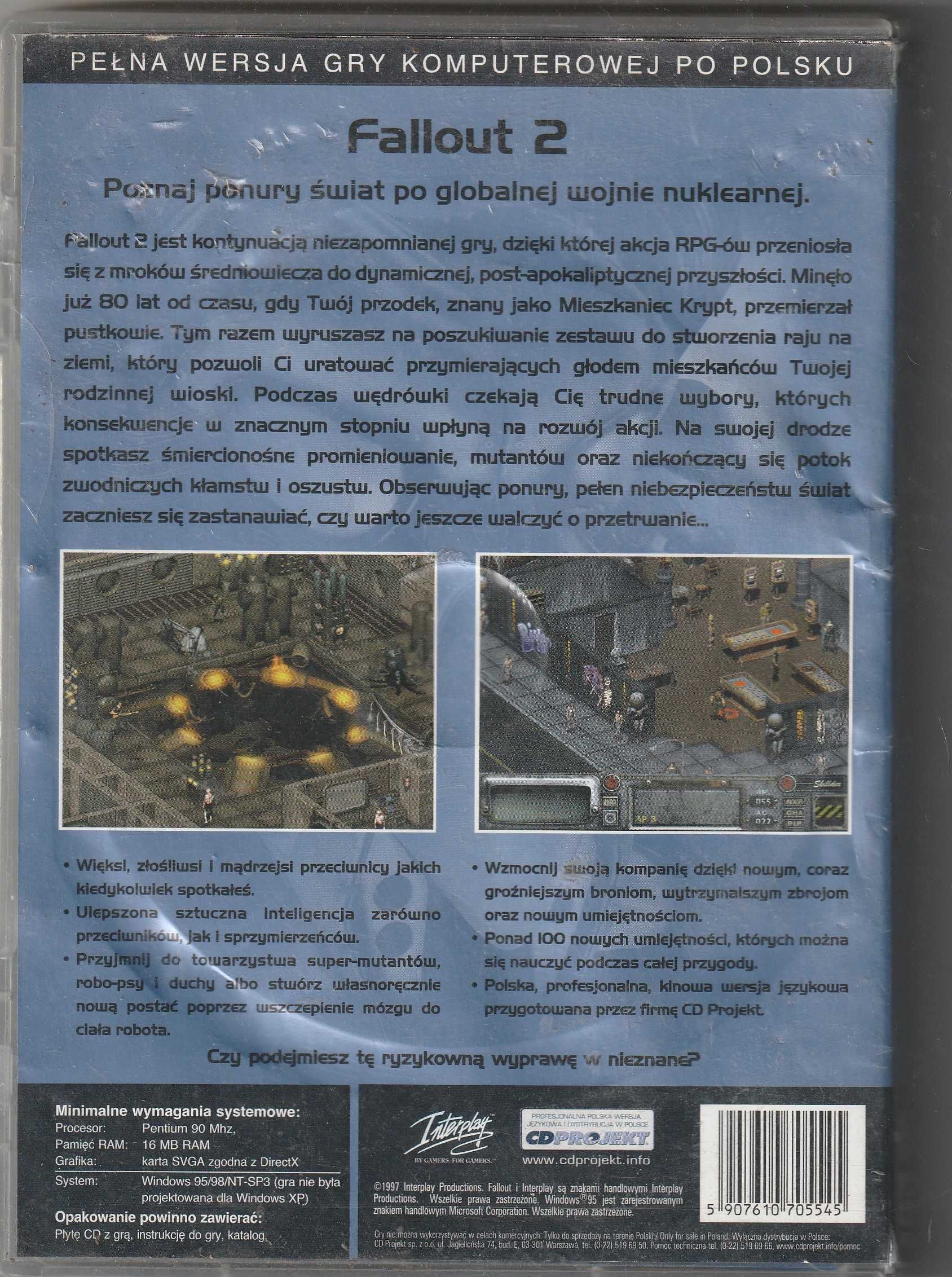 Fallout 2 II PC polska wersja