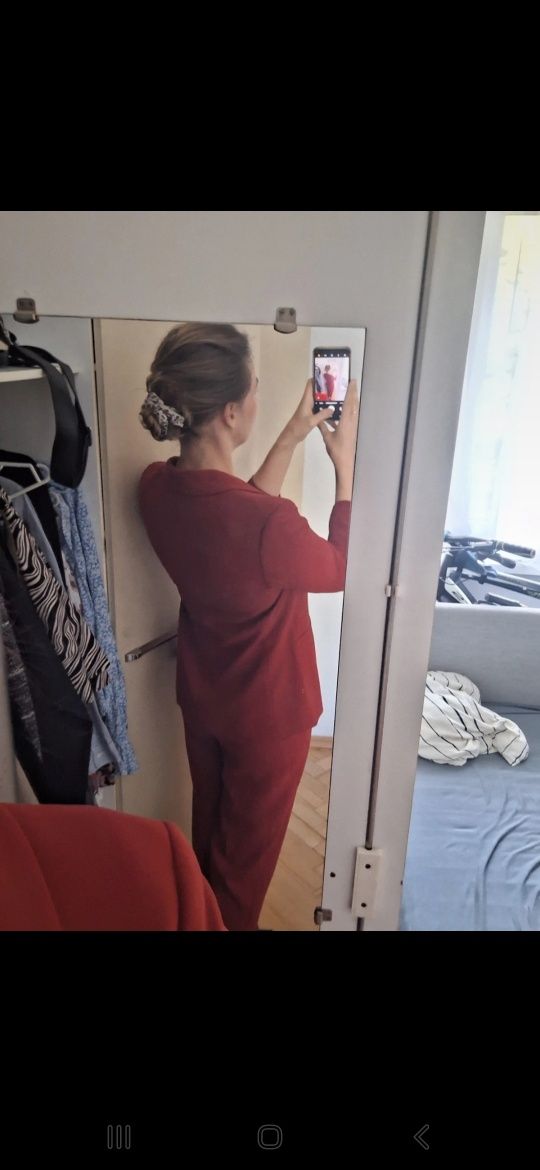 H&M komplet garnitur spodnie i marynarka s 36