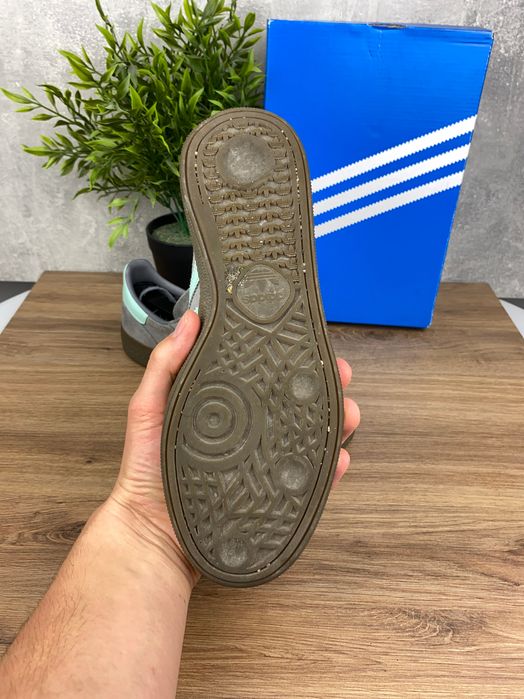 Adidas Handball Spezial JI4471 38,5 – szare zamszowe sneakersy retro