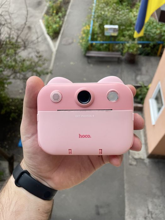 КРАЩА ЯКІСТЬ, Дитячий фотоапарат миттєвого друку Hoco, міні принтер