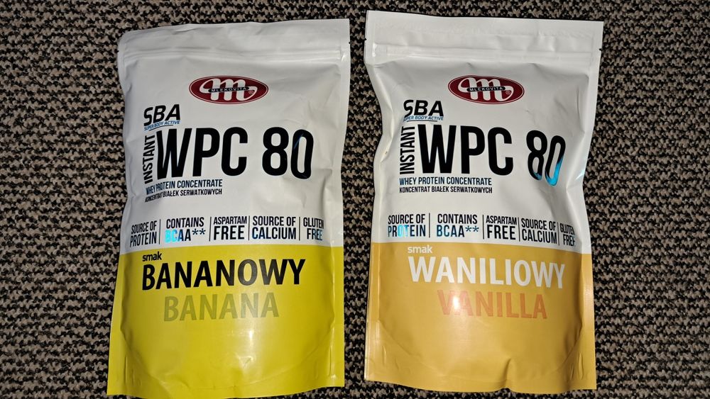 Białko WPC 80 banan i wanilia