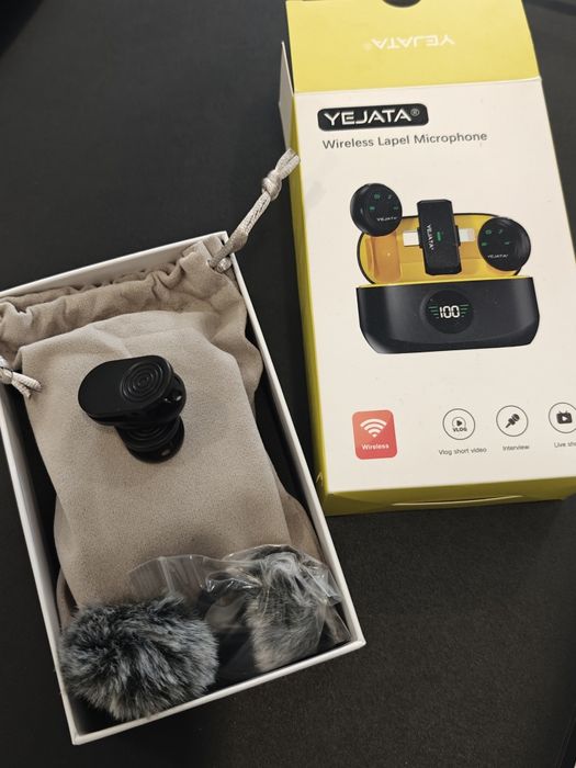 Microfone wireless telemóvel