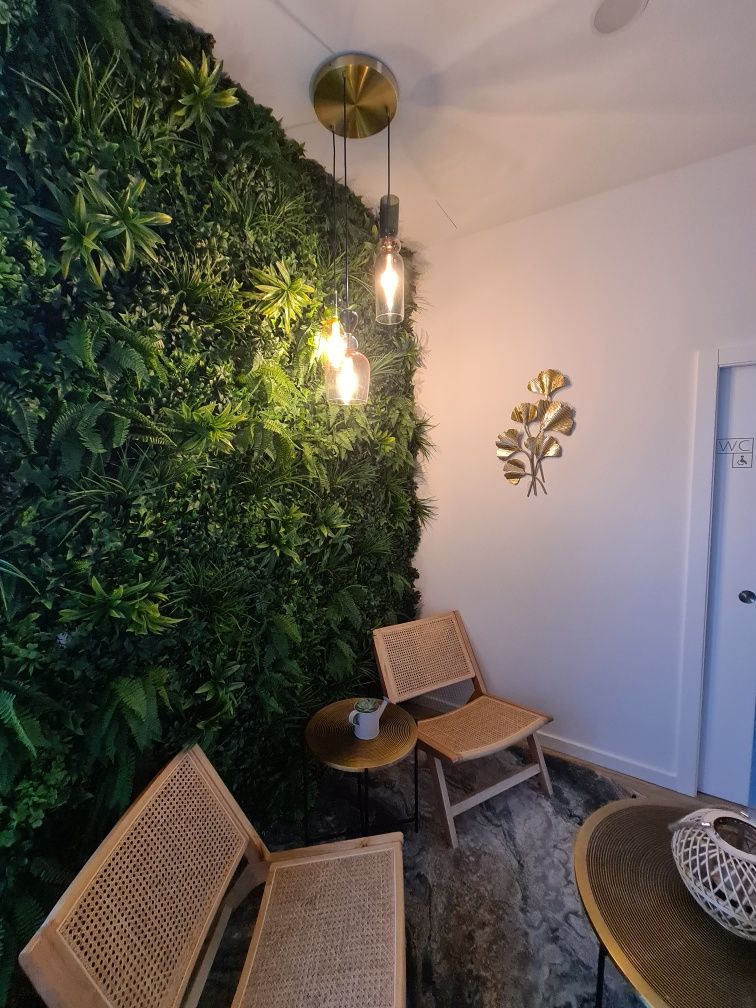 Aplicação de papel de parede/jardim vertical/Ripados e outros