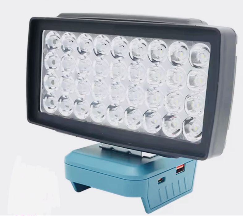 Світлодіодний led ліхтар прожектор павербанк usb Bosch 6000lm новий як