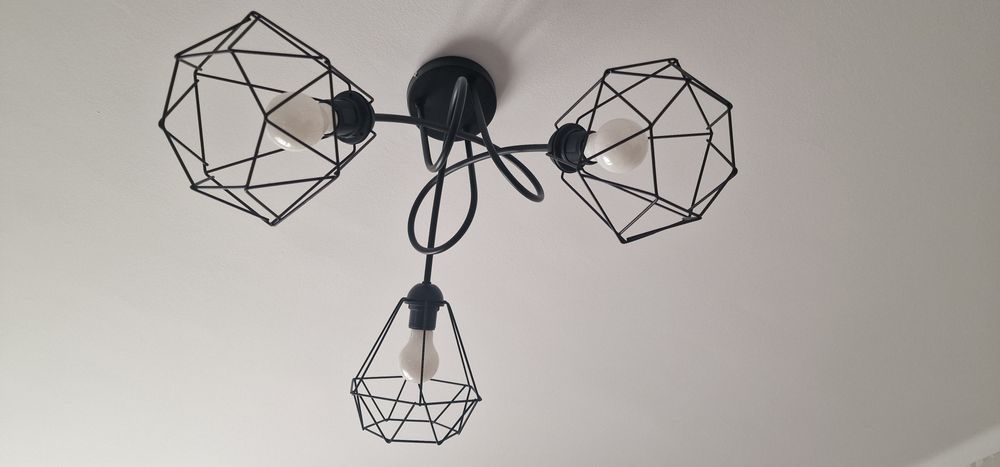Lampa wisząca metalowa