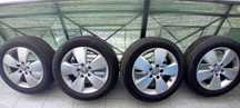 Jantes R16  5/100 com pneus 205/55/16 de 2022 praticamente novos