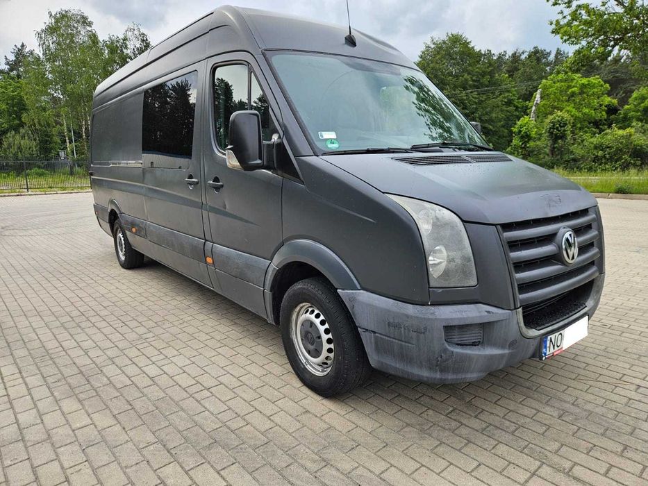 Volkswagen Crafter 2007r Brygadówka 7-mio Osobowy 2.5 TDI