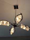 Srebrne lampy, komplet