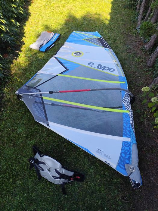 Cały Pędnik 6.6 żagiel North Sails E type maszt 430 bom trapez linki