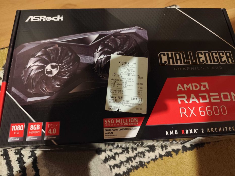 Karta graficzna Asrock rx 6600