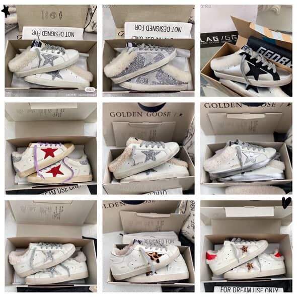 Кеди голден гус з хутром . Зимні кеди golden goose . Під замовлення !!