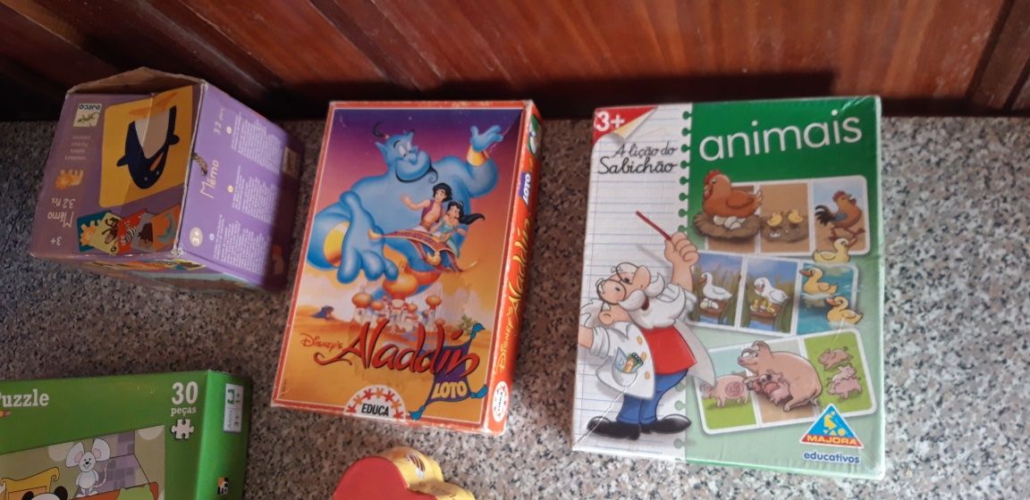 Conjunto de Puzzles Didácticos Criança