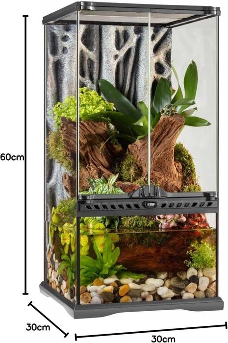 Exo Terra Terrarium szklane Paludarium 30 x 30 x 60 cm