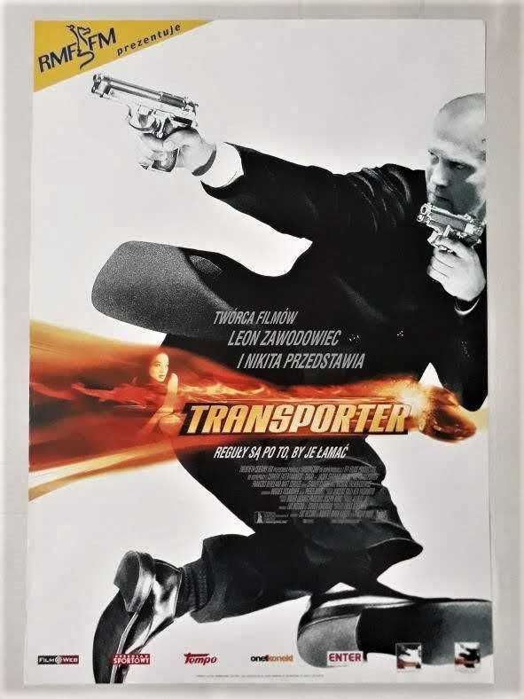 Plakat filmowy oryginalny - Transporter
