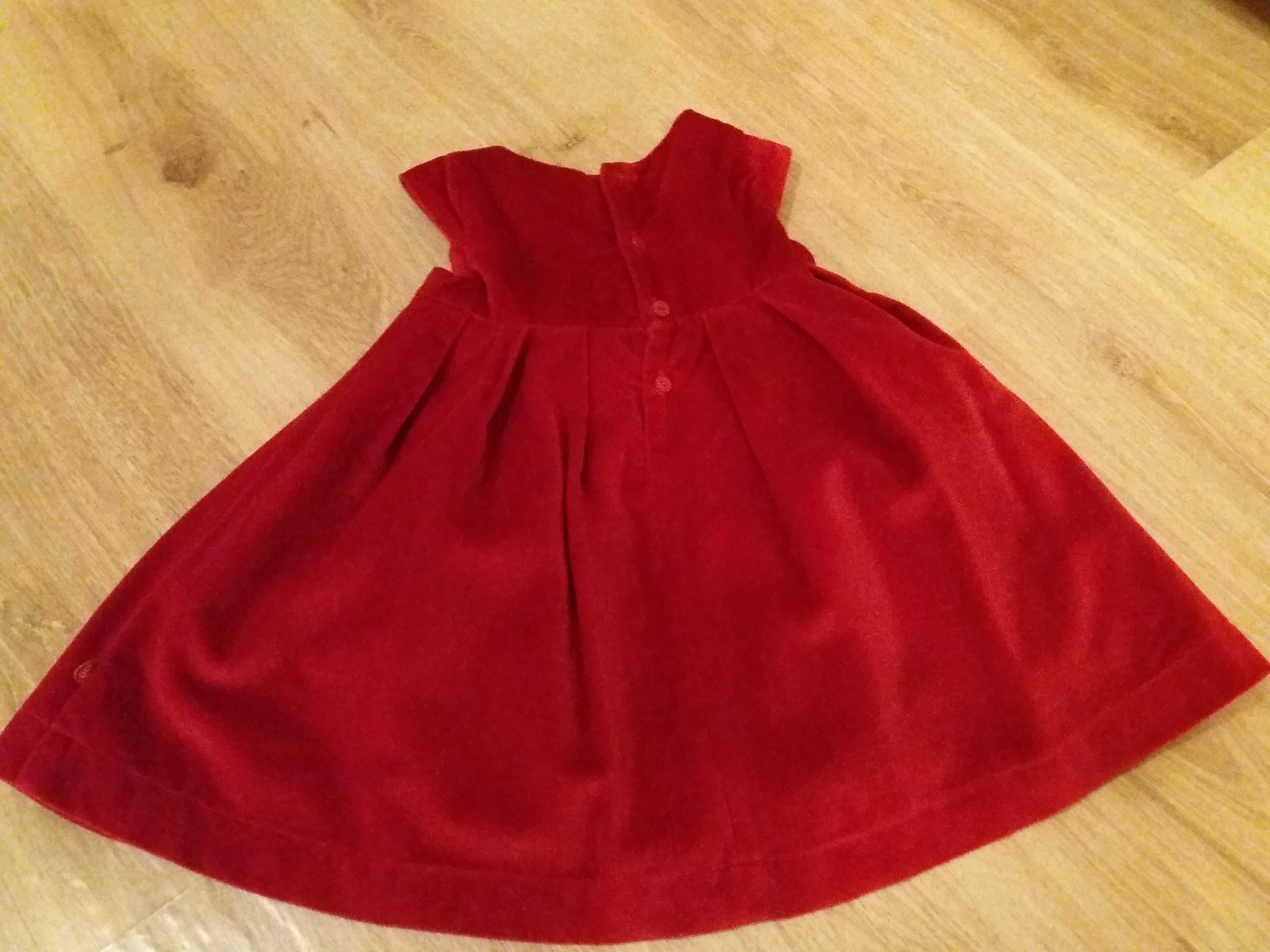 Sukienka Okaidi rozmiar 80/86 elegancka