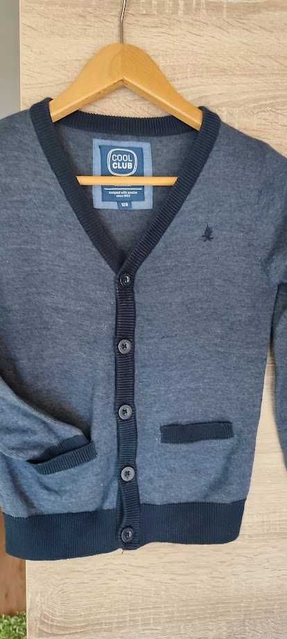 Cool Club, Sweter chłopięcy niebieski - 128 cm